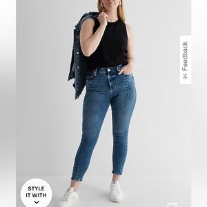 Express high waist skinny jeans fit 12/14/16!